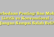 Perbedaan Penting: Ban Mobil Listrik vs Konvensional – Jangan Sampai Salah Beli!