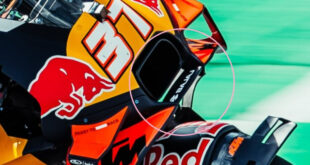 Logo Malaikat Penyelamat KTM Perdana di MotoGP Inggris 2025