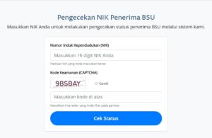 bsu.kemnaker.go.id Pengecekan NIK Penerima BSU 2025